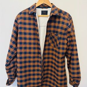 Nomad Men's Buffalo Plaid Fleece Lined Shirt Jacket